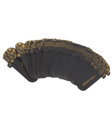 Saluaqui Fragrance Strips 100pcs Disposable Perfume Test Strips Bookmarks Fragrances Black Perfume Test Strips for Essential Oil