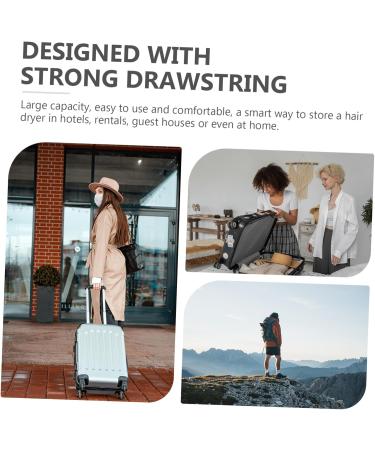 NOLITOY 4pcs Hair Dryer Storage Bag Hair Dryer Drawstring Travel Hair Bag Travel Hair Dryer Bag Sack Fabric - Buy Online on GoSupps.com