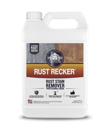 Turf Titan Rust Recker - Liquid Rust Remover for Metal and Other Materials - Concrete Rust Remover - Powerful Rust Remover for Concrete, Brick, and More - Easy-to-Use Rust Stain Remover