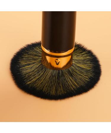 Retractable Blusher Brush with Cover 2 Pack Travel Kabuki Bronzer Makeup Brush Liquid Cream Foundation Powder Brush Extensible Face Blender Brush Professional Concealer Brush for Women (Gold & Black) Black & Gold - Buy Online on GoSupps.com