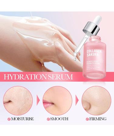 Sakura Skin Care Sets & Kits | Collagen Face Care for Intensive Moisturizing & Skin Repair | Complete Skincare Routine with Cleanser Toner Serum Eye Cream & Facial Masks - Buy Online on GoSupps.com