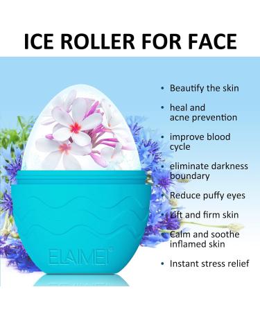 Ice Face Roller Mold - Reusable Silicone for Reducing Eye Bags & Dark Circles | Best Skin Care Tool - Buy Online on GoSupps.com