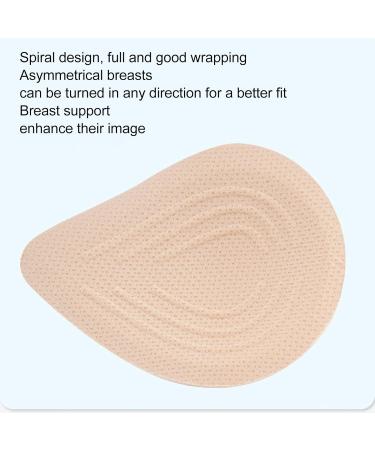 Lightweight Breast Prostheses for Mastectomy - Sponge Polyurethane Spiral Forms for Women (Left Size L) - International Shipping Available - Buy Online on GoSupps.com