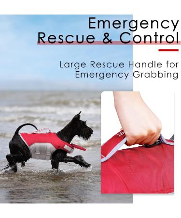 ThinkPet XL Dog Life Jacket - Adjustable Reflective Buoyancy Vest for Safe Water Adventures - Buy Online on GoSupps.com