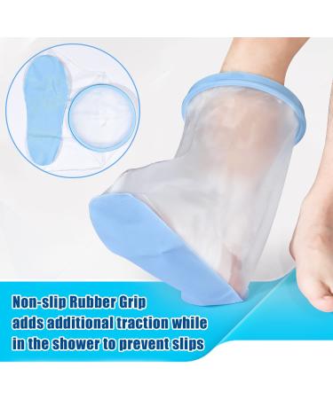 Sumifun Waterproof Foot Cast Cover for Shower - Adult Ankle Cast Protector with Non-slip Padding Bottom - Keep Wounds Dry - Buy Online on GoSupps.com