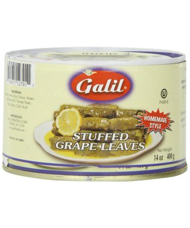 Galil Stuffed Grape Leaves Non-GMO  14-Ounce Cans (Pack of 12) - Buy Online on GoSupps.com