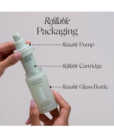 Doctor Rogers Day Preventive Treatment REFILL. Restoring & Hydrating Anti-Aging Face Serum with Glycolic Acid 1 Ounce (30 ml) - Buy Online on GoSupps.com