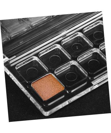 MERRYHAPPY MERRYHAPY Transparent Makeup Palette with Secure Closure Reusable Eyeshadow Lipstick Blush Organizer for DIY Storage - Buy Online on GoSupps.com