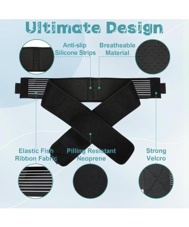Sacroiliac SI Belt for Men & Women | Medium Large SI Joint Pain Relief | Sciatica & Sacral Support | Fits 32-47 in - Buy Online on GoSupps.com