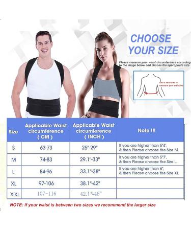 Back Brace Posture Corrector for Men & Women - Adjustable Upper Back Support & Spine Straightener (Pink M) | Improve Posture & Comfort - Buy Online on GoSupps.com