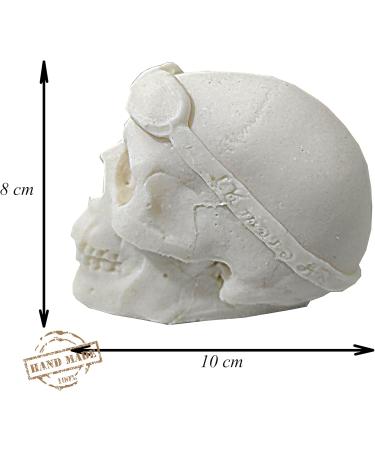 Handmade Organic Skull Biker Soap | All-Natural Halloween Decoration | Chemical-Free Craft with Essential Oils - Buy Online on GoSupps.com