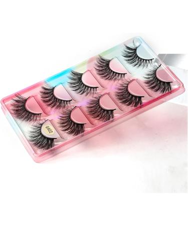 UAMOU 10 Styles 2/5/10/20/30/50/100 Boxes 3D Mink Lashes 5 Pairs Natural Individual Mink False Eye Lashes Make Up Kit Cilios Cheerfully (Color : G401 Size : 10 BOXES (50 pairs)) - Buy Online on GoSupps.com