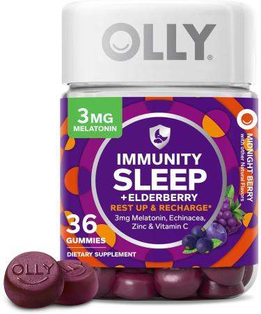 OLLY Metabolism Gummy Rings Apple Cider Vinegar Vitamin B12 30 Count Sleep Immunity Melatonin Gummy Vitamin C Zinc Echinacea 36 Count Bundle - Buy Online on GoSupps.com