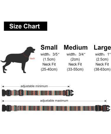 Suredoo Adjustable Dog Collar - Soft Nylon for Small & Medium Dogs - Comfort Fit (Regular Orange M: Neck 33-55 cm) - Buy Online on GoSupps.com