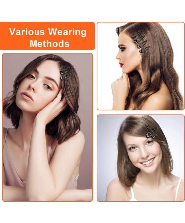 40Pcs Silicone Coated Snap Hair Clips Non-Slip Metal Hair Clip Barrettes Drop Oil Protection Hair Barrettes for Kids Teens Girls and Women(Black) - Buy Online on GoSupps.com