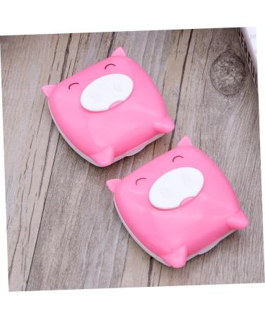 SOLUSTRE 2pcs Cute Lens Case Stylish Lens Storage Box for Safe Travel & Protection | International Shipping Available - Buy Online on GoSupps.com