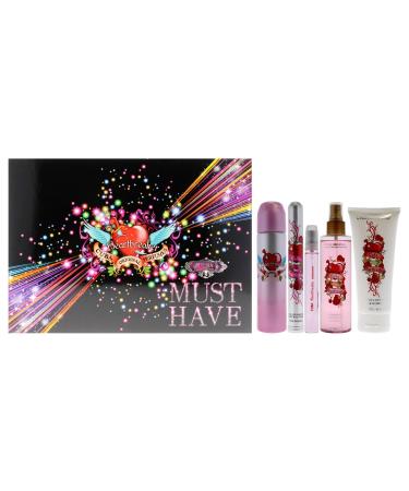 Cuba Cuba Must Have Heartbreaker Women 5 Pc Gift Set 3.4oz EDP Spray 1.17oz EDP Spray 0.5oz EDP Spray 6.7oz Body Spray 6.7oz Body Splash I0120738