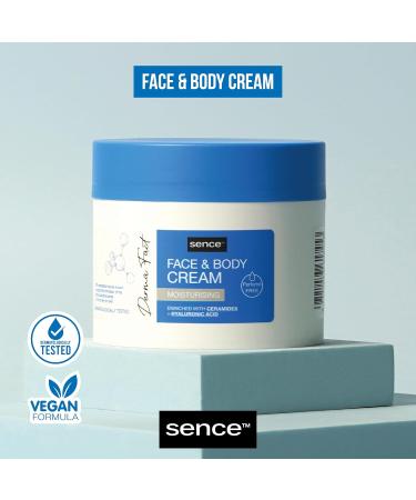 Sence Derma Fact Cr me pour le visage et le corps sans parfum cr me hydratante l'acide hyaluronique soin corporel pour homme et femme (1 x 300 ml) - Buy Online on GoSupps.com
