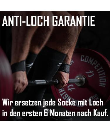 Strength Shop Compression Stockings for Men & Women - Breathable Moisture-Wicking Socks for Weightlifting & Deadlifting (Size 39-48.5) - Buy Online on GoSupps.com