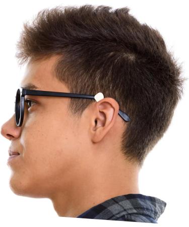 Uonlytech 14 Couples Anti-Slip Glasses Holder - Prevent Slipping for Kids & Adults - Durable Black & White Temple Covers - Buy Online on GoSupps.com