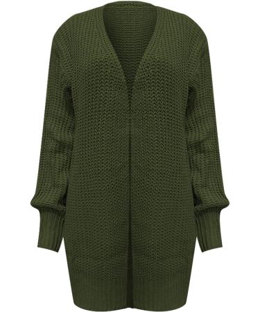 Gefomuofe Cardigans for Women Long Sleeve Cardigan for Women Pocket Jacket Cardigan Women's Blazer Cardigan Outerwear Elegant Shoulder Jacket Top Casual Top Green S - Buy Online on GoSupps.com