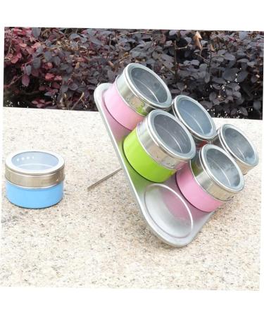 Alipis 12 Pcs Seasoning Bottles Stainless Steel Seasoning Cans Spice Jar with Cover Condiment Bottles - Buy Online on GoSupps.com