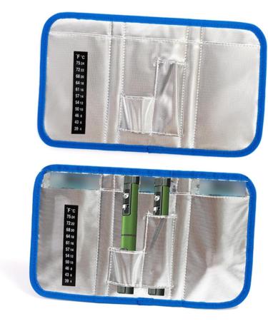 JEWEDECO Insulated Travel Medication Cooler Bag - Portable Insulin Storage Pouch - Buy Online on GoSupps.com