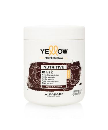 Nutritive mask for dry hair - NUTRITIVE Bomb - Yellow Alfaparf Group - 1000 ml - Buy Online on GoSupps.com