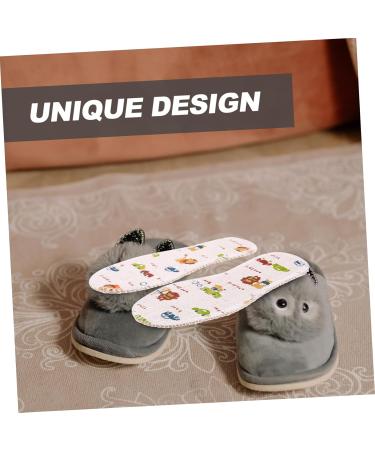 Children's Shoe Inserts - 3 Pairs Cushioned Insoles for Heels | Comfortable & Durable Shoe Pads | Spring & Summer Cloth Insoles for Kids - Buy Online on GoSupps.com
