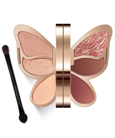 Erinde Butterfly Eyeshadow Palette 6 Colors Eyeshadow Palette Palette Eyeshadow Powder Long Lasting Waterproof Portable Butterfly Makeup Palette Set Women's Day Present for Mother Wife Sister SET A - Buy Online on GoSupps.com