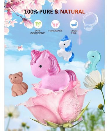 Perjoy Bath Bombs: 6 Shea Butter Spa Moisturizing Bubble Bath Bombs for Women & Kids - Buy Online on GoSupps.com