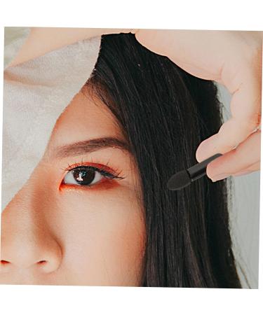 Didiseaon 400 Pcs Mini Eyeshadow Swab Foam Eyeshadow Mascara Wand Mini Lip Brush Black Plastic - Buy Online on GoSupps.com