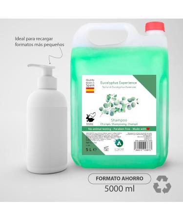  VITACAB 5-liter container of eucalyptus shampoo - Eucalyptus shampoo - Natural - Shampoo for accommodation - For all hair types - Buy Online on GoSupps.com