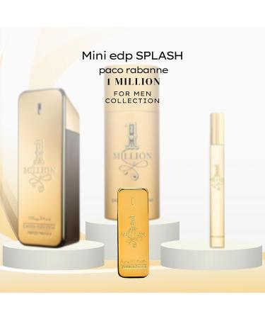 Paco Rabanne 1 Million Perfume For Men Mini EDT Splash 0.17 Fl Oz 0.17 Fl Oz (Pack of 1) - Buy Online on GoSupps.com