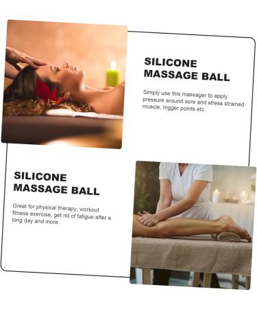 Goohochy Yoga Massage Ball - Double Lacrosse Hand & Foot Roller - Earth Colors - Fascia Release & Relaxation (12x6.3cm) - Buy Online on GoSupps.com