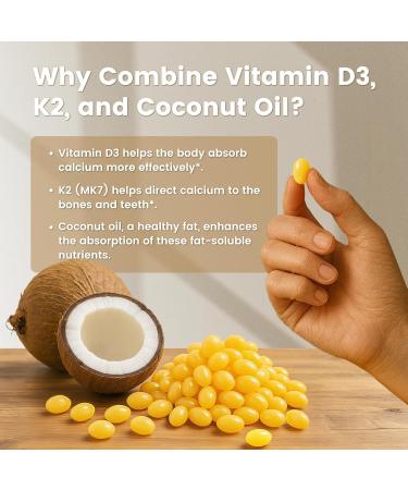 Vitamin D3 K2 supports calcium absorption and bone health easy to swallow - Buy Online on GoSupps.com