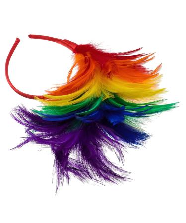 Lurrose Colorful Feather Fascinator Headband | Elegant Wedding Hair Accessories for Parties - Buy Online on GoSupps.com