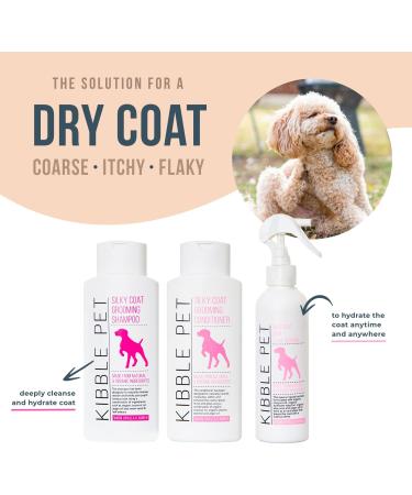 Professional Dog Leave in Conditioner Spray for Dry Itchy Skin - Vanilla Amber Scent - 100% Organic - Made in USA (7.1 oz) - Buy Online on GoSupps.com