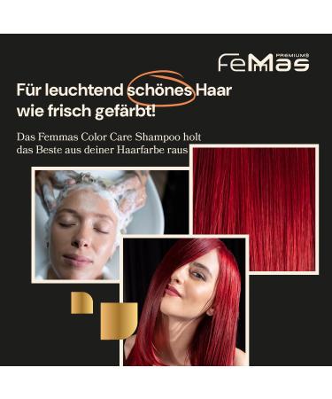  Femmas FemMas Color Care Shampoo for Blonde Dyed and Coloured Hair I Color Shampoo for Lasting Shine I Colour Shampoo with Protective Film Formula with Keratin and Arginine I 300 - Buy Online on GoSupps.com
