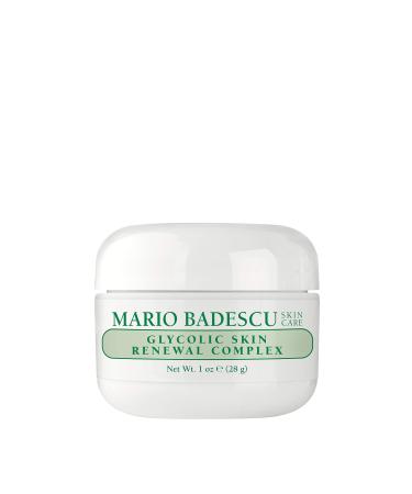 Mario Badescu Glycolic Skin Renewal Complex - Face Cream with Glycolic Acid - Face Moisturizer for Dry Skin Reduces Wrinkles and Fine Lines 1 Oz