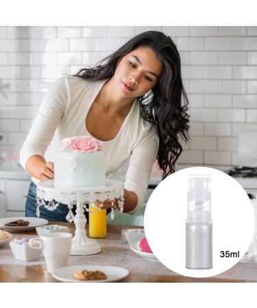 YOUGE Edible Glitter Spray - Food Grade Sparkling Dust - Food Coloring Glitter - Edible Glitter For Decorating Cakes Cupcakes Cake Pops White - Buy Online on GoSupps.com