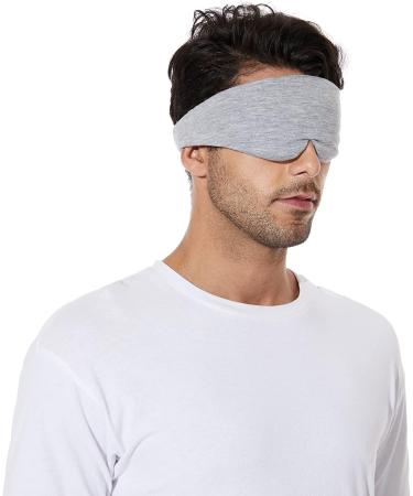 100% Blackout Eye Mask Cotton for Sleeping Alaska Bear Organic Bamboo Sleep Mask for Women Men Home/Travel/Yoga 0 Eye Pressure Naturally Hypoallergenic & Breathable Includes Earplugs Set(Silver) - Buy Online on GoSupps.com