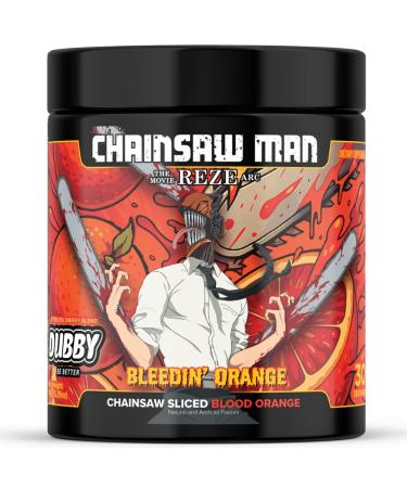 Dubby Chainsaw Man -The Movie: Reze Arc Anime Official License Energy Drink Powder- Sugar Free Energy Drinks Jitter-Free Energy Blood Orange Flavor 30 Servings 5.29 Ounces
