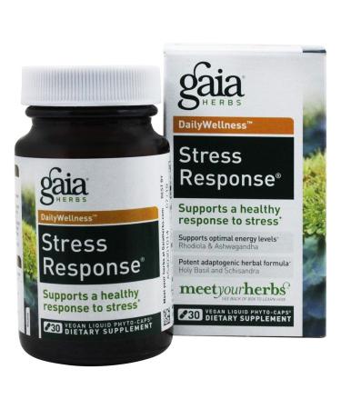 Gaia Herbs Stress Response 30 Vegan Liquid Phyto-Caps