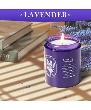 Buy WarmEmbrace Lavender Candles | 7.6 oz Purple Jar | Long-Lasting Soy Candles for Home & Gifts | 80 Hour Burn | 2 Pack - Buy Online on GoSupps.com