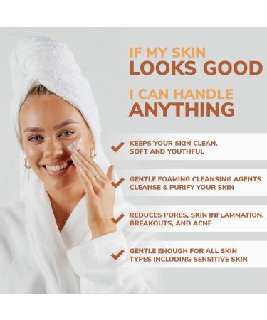 Pumpkin Spice Facial Jelly Cleanser - Natural Makeup Remover & Acne Treatment for All Skin Types - 5 fl oz - Buy Online on GoSupps.com