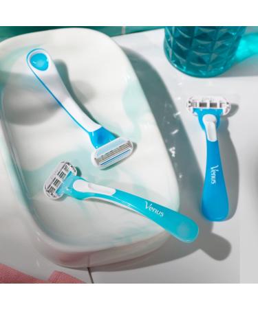 Gillette Venus Oceana Disposable Razors for Women - Pack of 4 (4 x 3 Pieces) | International Shipping Available - Buy Online on GoSupps.com