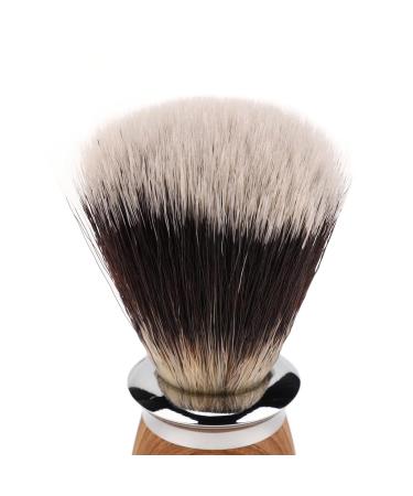 Professional Handmade Men's Shaving Brush with Wooden Handle - Ideal for Home and Salon | International Shipping Available - Buy Online on GoSupps.com