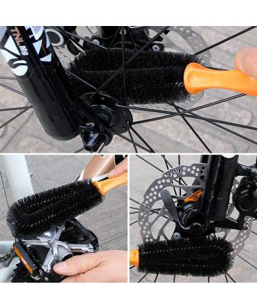 9-Piece Bike Chain Cleaner Brush Set - Cycling Tools Kit for Mountain, Road, City, Hybrid, BMX Bicycles & Motorcycles - Buy Online on GoSupps.com