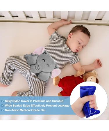 Heigoeost Heated Tummy Wrap for Baby Colic and Gas Relief | Soothing Warmth Pad Swaddling Belt for Newborns | Elephant Design - Buy Online on GoSupps.com
